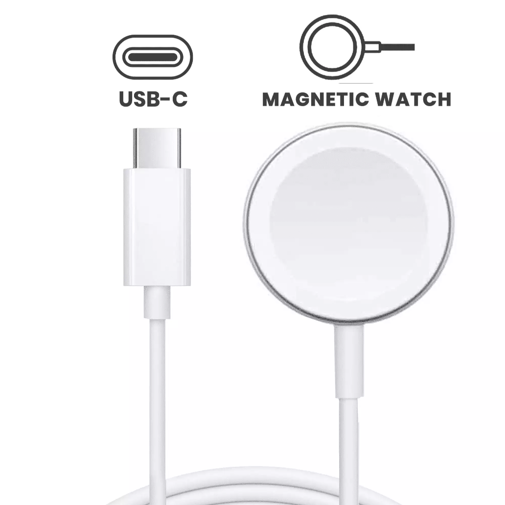 USB-C Magnetic Watch Charging Cable (3.3 ft.) For All Watch Series (OEM Pull Grade: New)