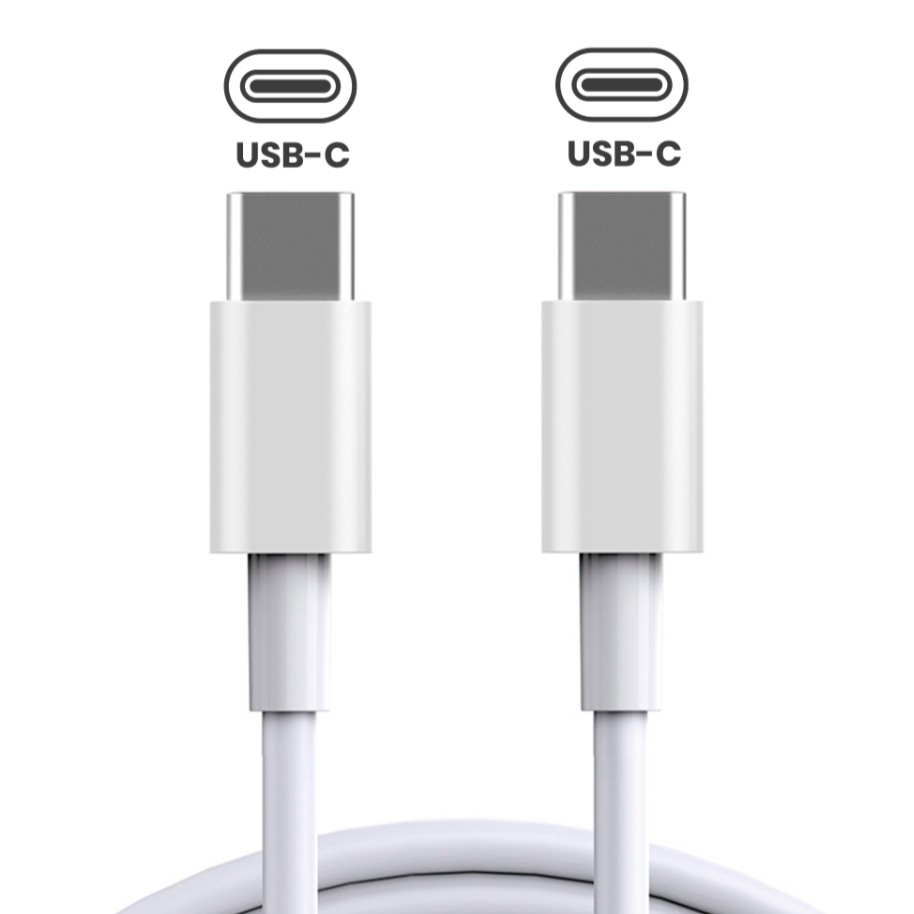 87W / 96W USB-C To USB-C Cable (6ft.) Compatible For MacBook / iMac / Mac (OEM Pull Grade: A)