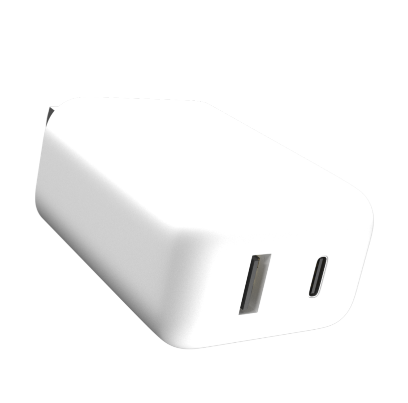 20 WATT USB TYPE C and USB TYPE A WALL POWER ADAPTER